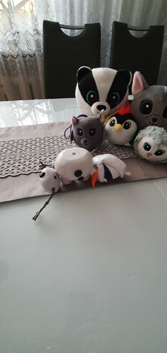 Komplet zabawek słodziaki+ panda + Olaf