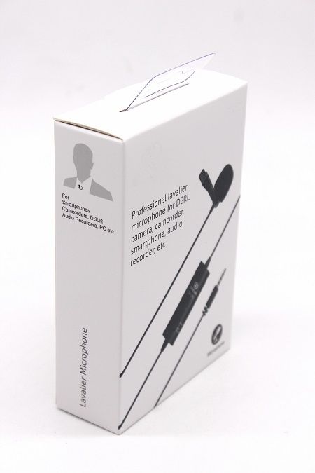 Мікрофон петличний для смартфона, ПК, камери