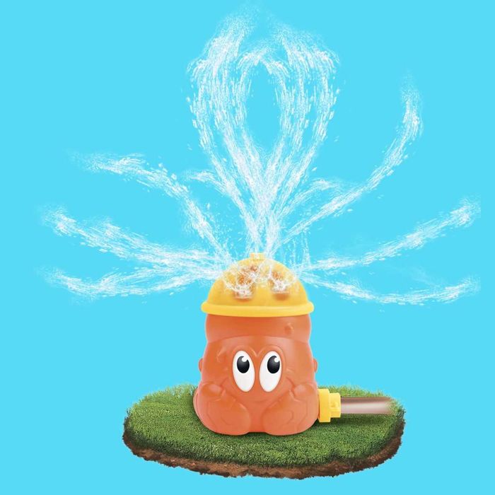 dla dzieci: zraszacz ogrodowy