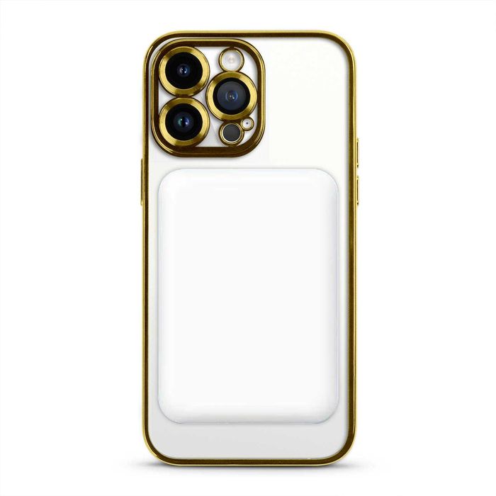 Case Etui Iphone 13/14/15Plus Pro Max Magsafe Magnetyczne Złoty Plecki
