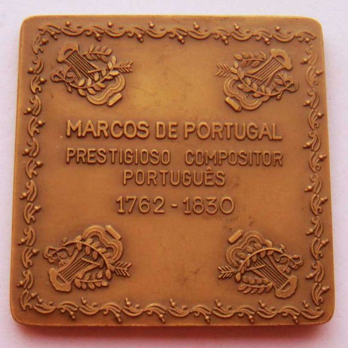 Medalha de Bronze Compositor Marcos de Portugal por CABRAL ANTUNES