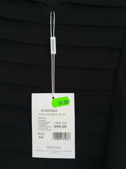 Sukienka Molton rozmiar 44, nowa z metką