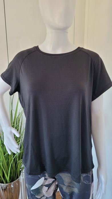 Koszulka damska sportowa treningowa szybkoschnąca czarna XL