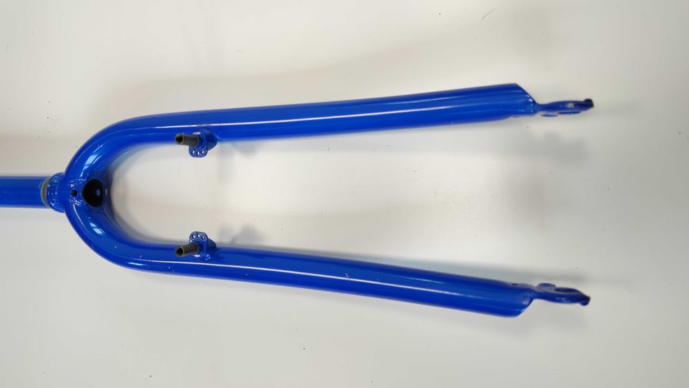 Sztywny widelec stalowy Spinner 26" 1 1/8 16,8 cm gwintowany retro MTB