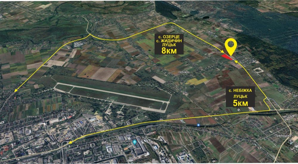Фасадна земельна ділянка 3,75га комерційного призначення