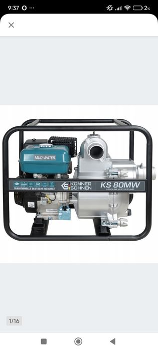 Pompa do wody K&S 80mw  1000l/min