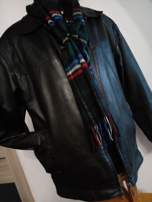 Чоловіча шкіряна куртка