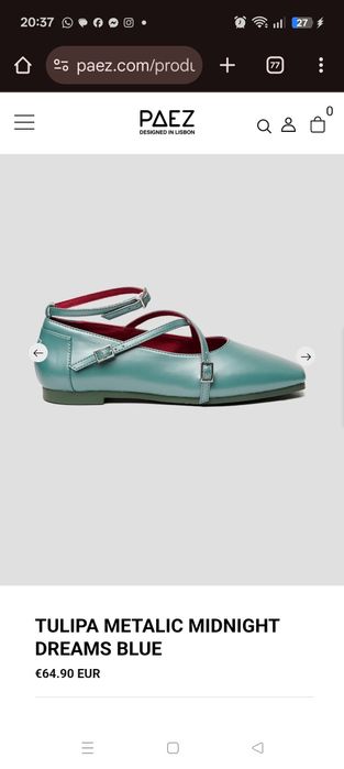 Vendo sapatos NOVOS e originais ainda na caixa da marca paez originais