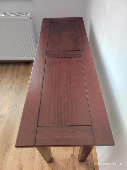 Konsola w stylu kolonialnym lite drewno