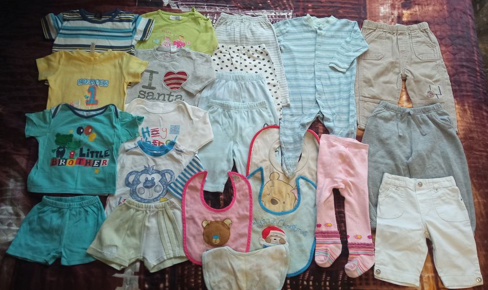 7 великих пакетів одягу для хлопчика, 0-4 роки, для дому, дачі