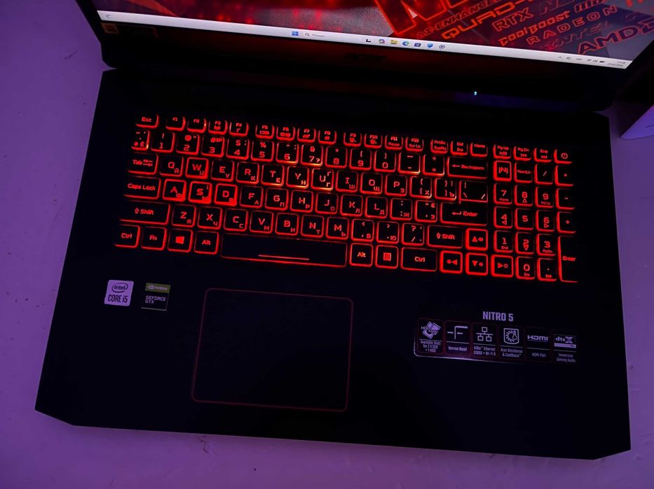БОЛЬШОЙ Игровой ACER NITRO AN517 /GTX 1650 /GDDR6/Core 10300/ КОМПЛЕКТ