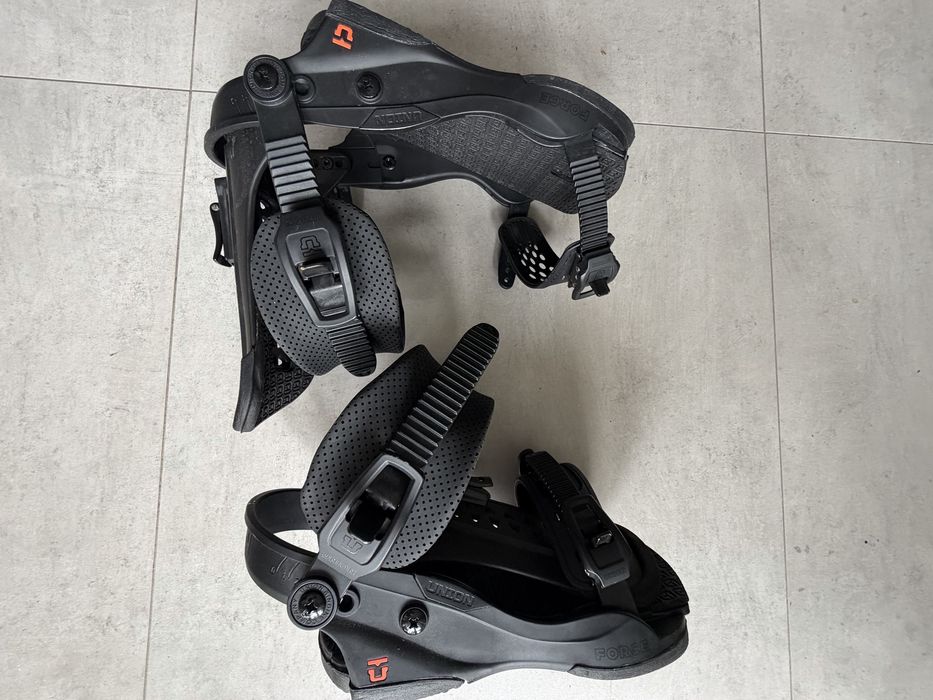 Wiązania snowboardowe Union Force M - Black - Duraflex ST - PRAWIE NOWE