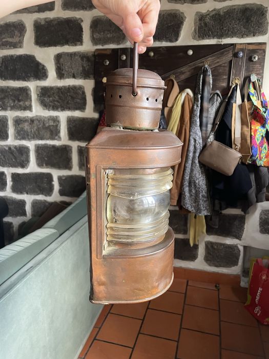 Lanterna Náutica em cobre