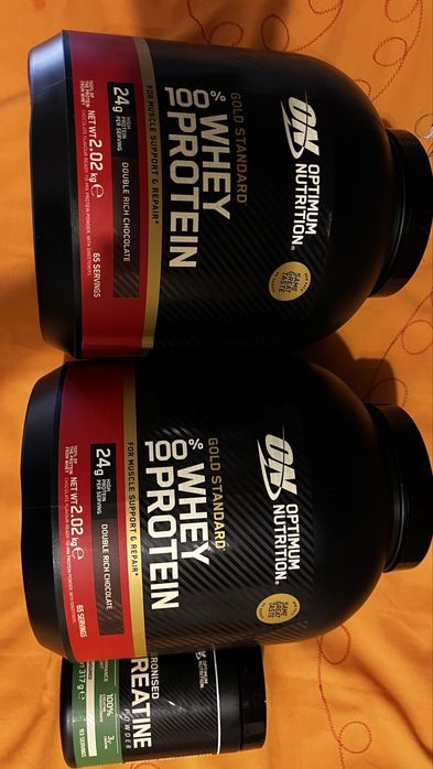 Whey on optimum nutrition 2 + creatina 93 doses