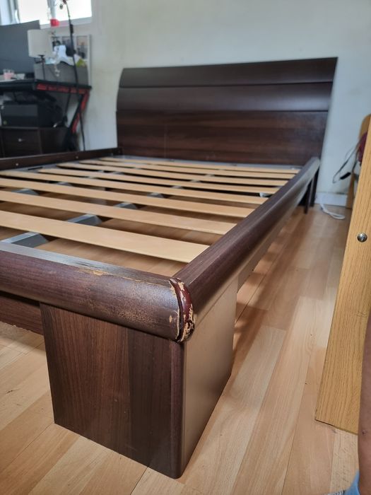 Cama c/estrado + colchao