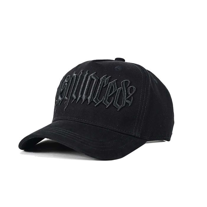 Czapka Bejsbolówka DSQUARED2 Czarna / Czarne Napisy
