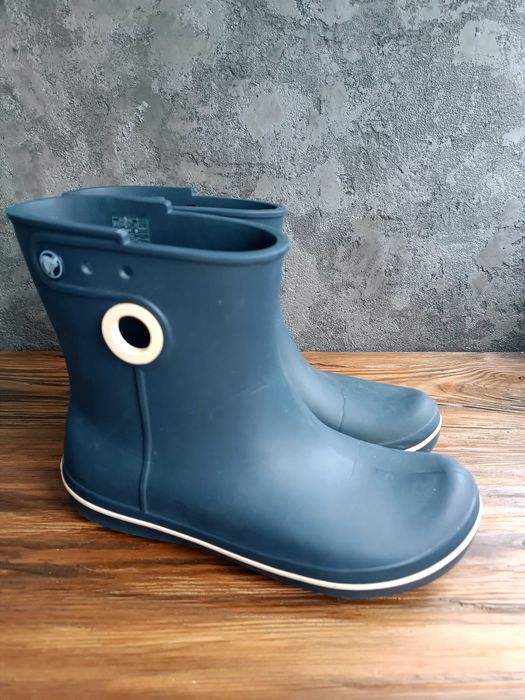 Чоботи напівчоботи жіночі crocs сапоги женские полусапоги на дождь