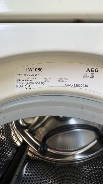 AEG Washing Machine508057437267578884