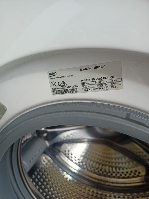 Sprzedam pralkę automatyczną Beko A++ w dobrym stanie technicznym