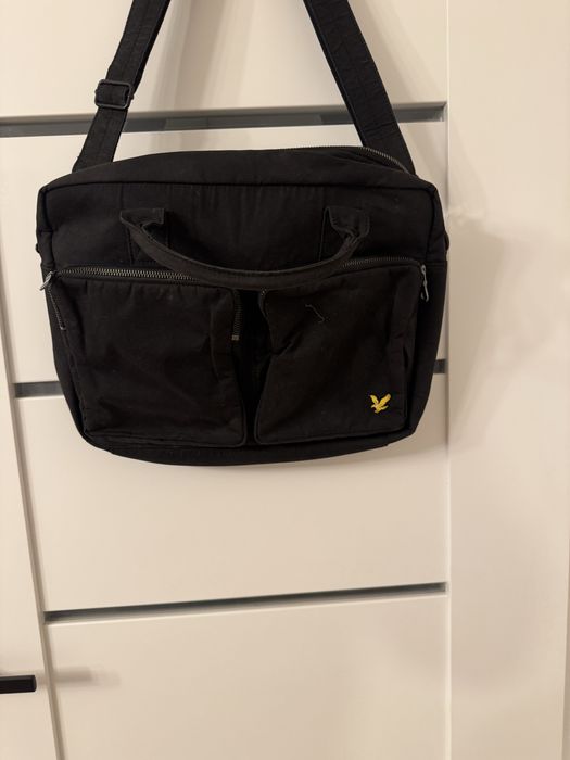 Torba na laptop biurowa Messenger bag Lyle & Scott