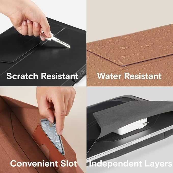 MOFT Macbook Stand Carrying Case (Brown, 16 inch)