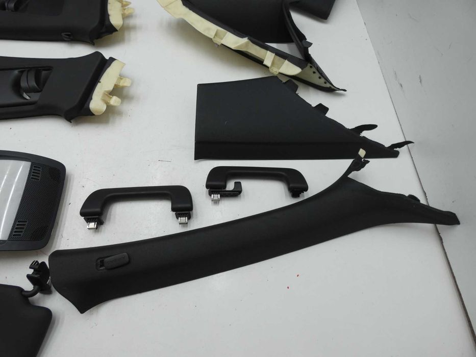 AUDI A4 B8 SEDAN S-LINE czarna podsufitka słupki elementy komplet 8K5867501 Gorlice