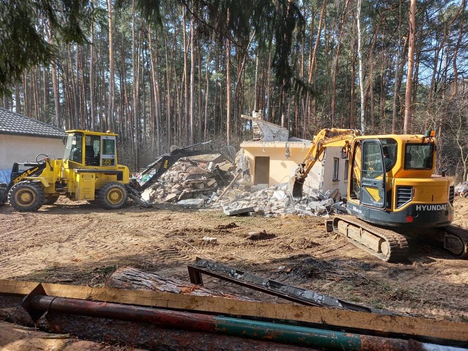 Rozbiórka starych budynków,wyburzanie  sprzątanie
