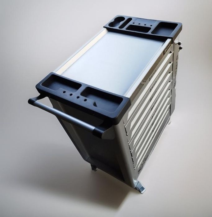 Nowa XXL Szafka narzedziowa 295 elementów 8 wyposazonych szuflad