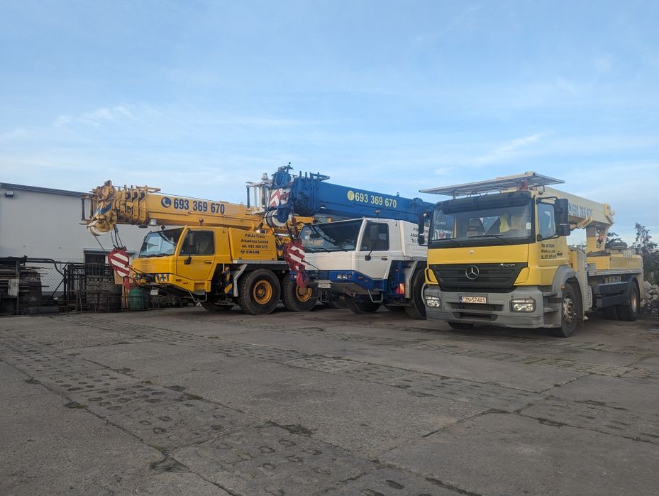 Usługi dźwigowe do 110 ton