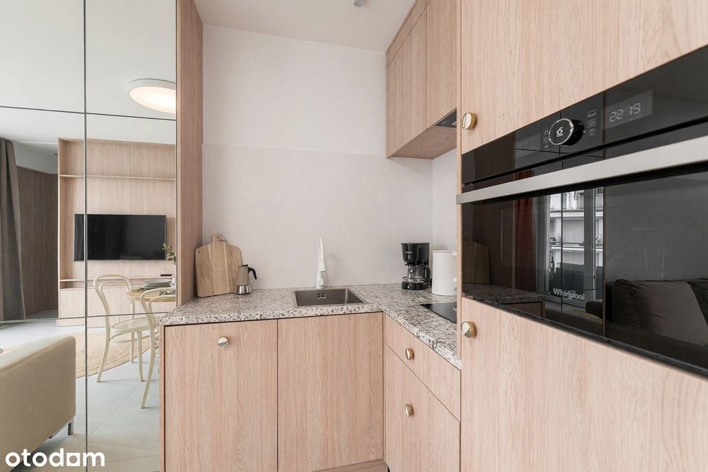 Apartament 30 m2,  kryty basen, 50 metrów od plaży, gotowa inwestycja.