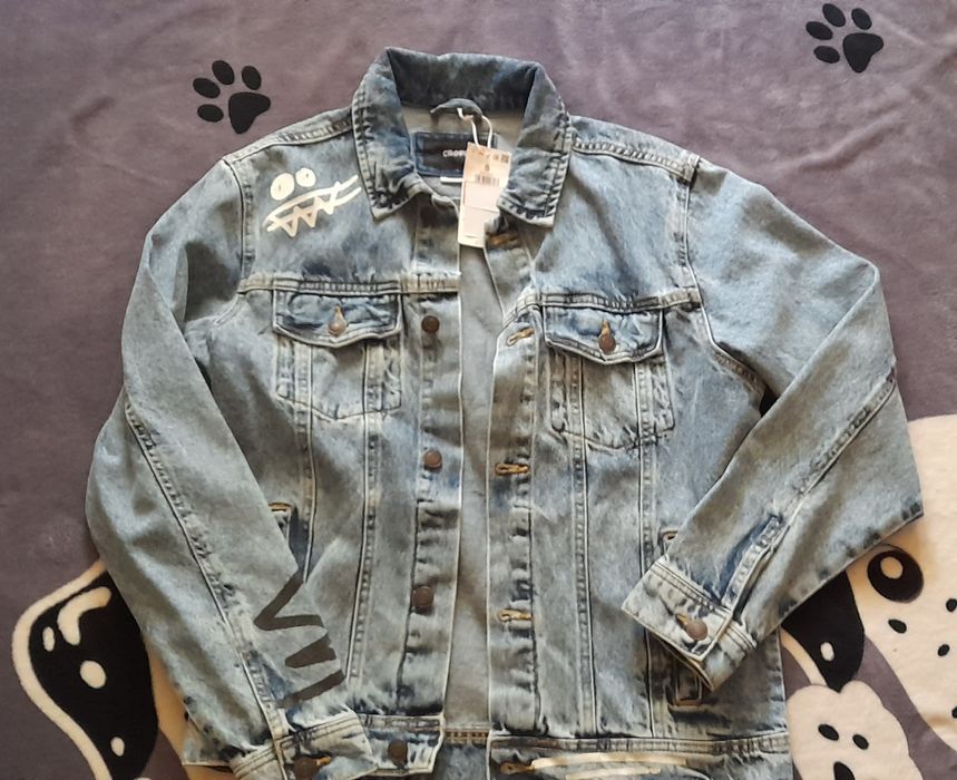 Джинсова куртка, джинсовка CROPP р. S