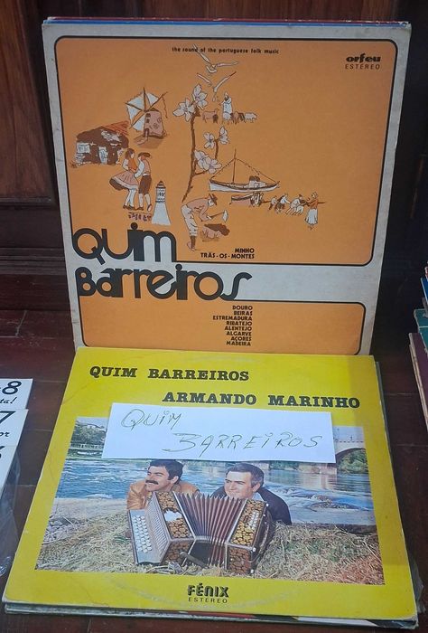 Vários discos de vinil 33 rpm de vários estilos