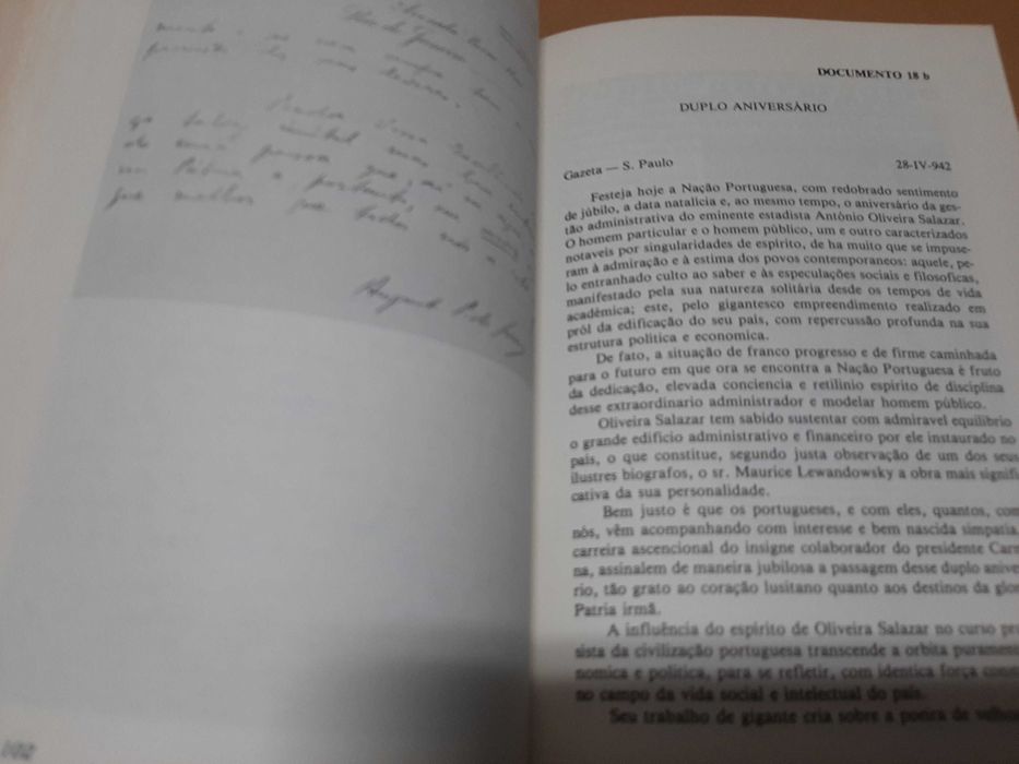 Correspondência entre Mário de Figueiredo e Oliveira Salazar