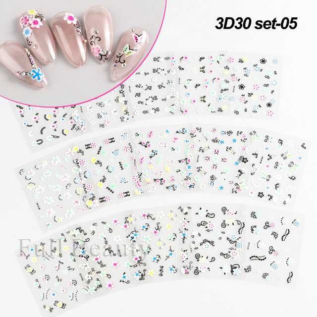 Autocolantes stickers nails