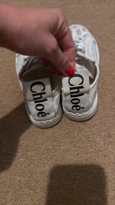 Chloe białe trampki stan bdb 37 polecam tenisówki