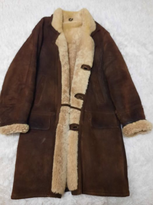 Мужская натуральная дубленка