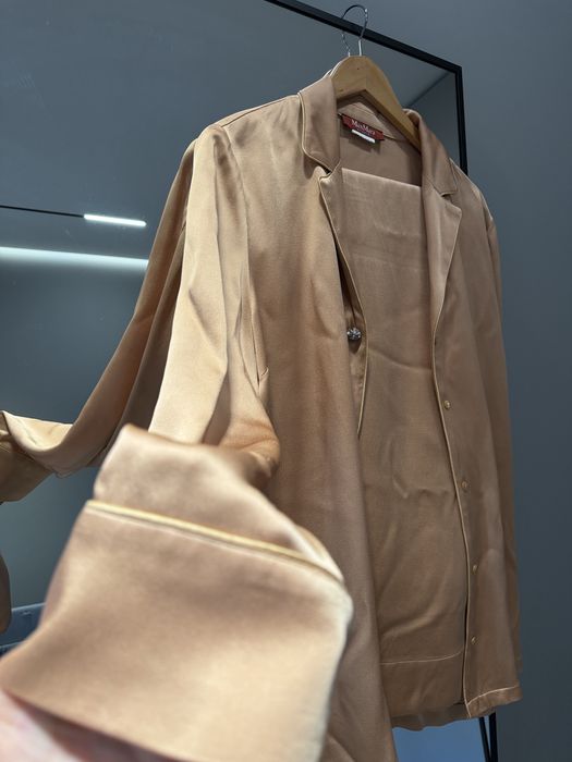 Max Mara studio костюм атласний шовковий