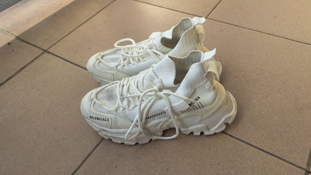 Balenciaga track sneaker white