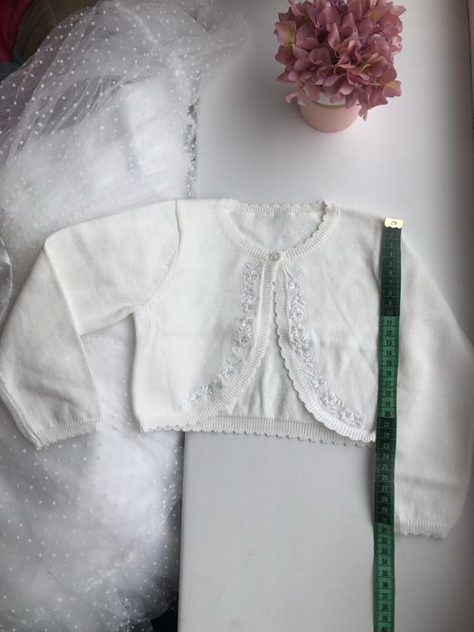 Болеро светр дитячий білий шубка дитяча накидка на плаття светр