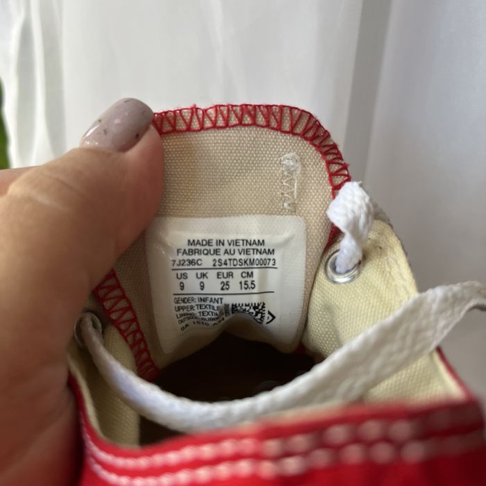 Кеды кроссовки converse размер 25 стелька 16,5 см