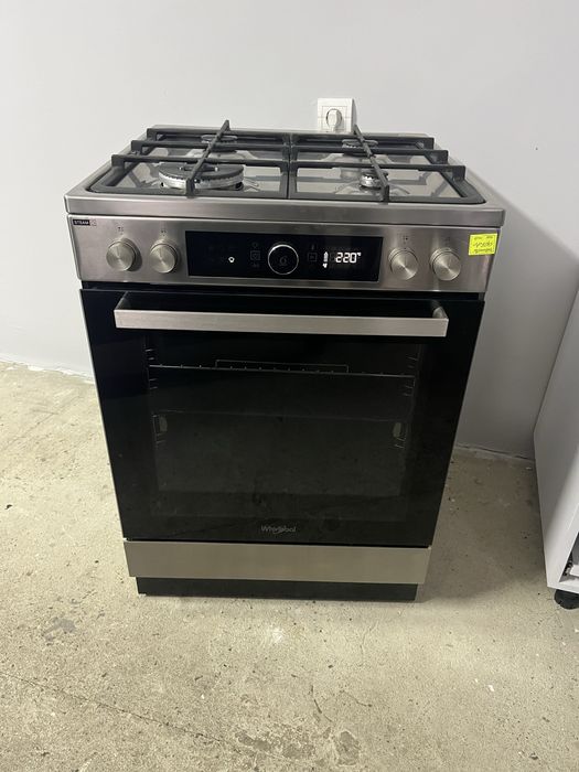 Whirlpool газова комбінована плита 60 см