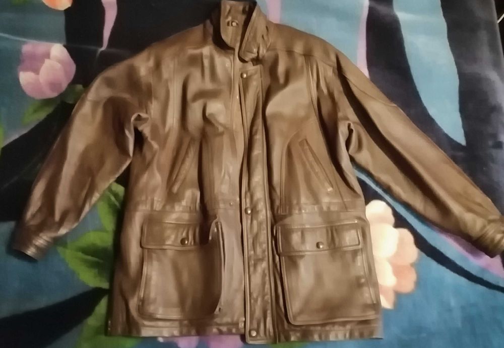 Мужская куртка размер 52 натуральная кожа