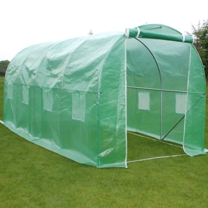 Теплиця садова 18м2 3х6м парник для городу дому дачі з вікнами