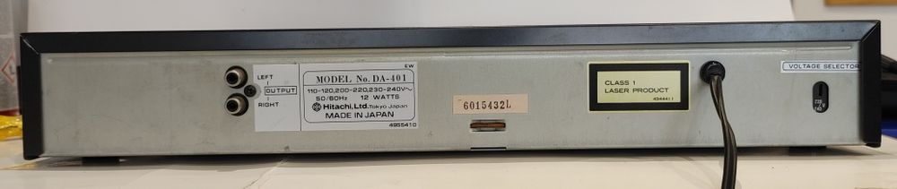 Hitachi DA-401 odtwarzacz CD