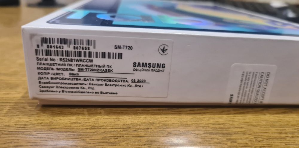 Планшет Samsung galaxy tab s5e (sm -t720)