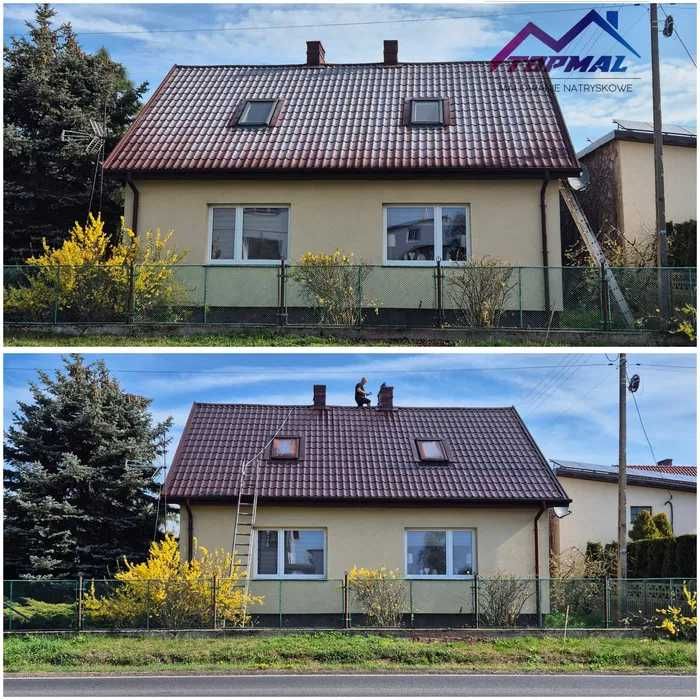 Malowanie natryskowe dachu dachów