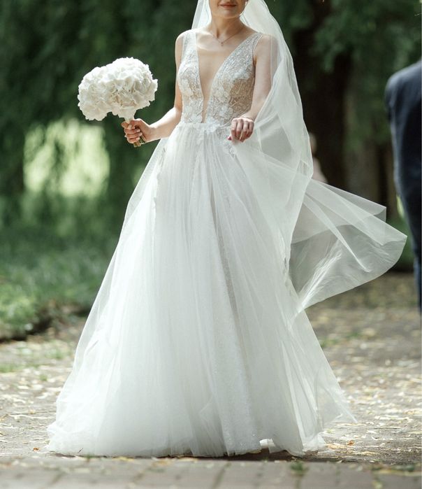 Весільна сукня бісер ручна робота Elena Morar