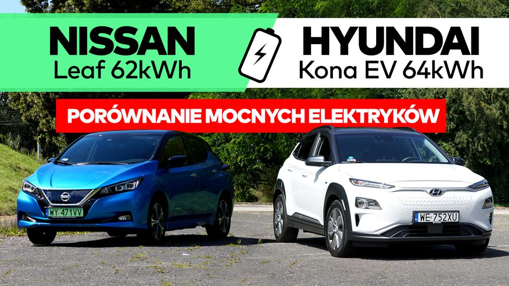 Test video Hyundai Kona vs Nissan Leaf