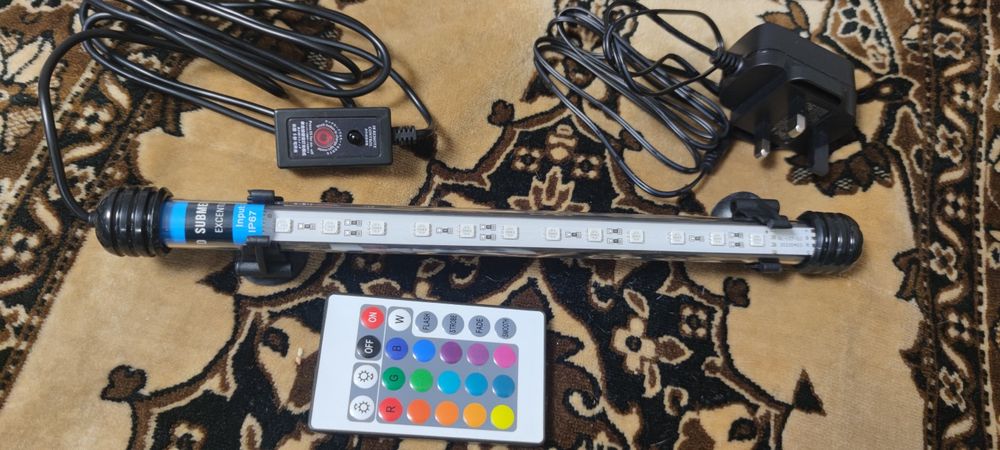 Лед лампа для  акваріума  12 вольт  RGB