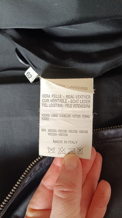 Blusão de Pele Italiano NR  62 (XL)